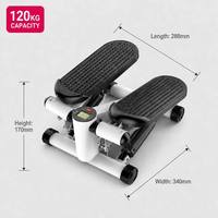 Mini stepper portable YUNPAO pour entraînement à domicile, stepper compact avec cadre en acier et bandes, équipement d'exercice aérobique
