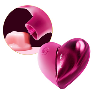 Fabrication Pretty Love Egg Nipple Vibrators Adulte Femme 3D Sexe Fille Utilisation Produits de Massage Langue Bouche Sex Toy Pour Dame - Product Image 5