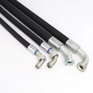 Tuyau hydraulique tressé en acier haute résistance à <span class=keywords><strong>4</strong></span> couches de fils, NBR, SAE100/DIN EN853, pour excavatrice industrielle - Product Image 5