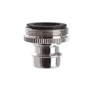 Adaptateur de raccordement rapide chromé pour lave-vaisselle vers robinet d'évier, mâle 15/16-27 ou femelle 55/64-27 - Product Image 2
