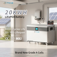 ESS Todo en Uno, Batería de Litio LiFePO4 de 15kWh, 20kWh, 30kWh, 51.2V, 300Ah, 400Ah, 600Ah, 8000 Ciclos, para Almacenamiento de Energía en el Hogar
