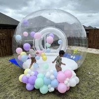 Tente de jardin gonflable transparente pour fête d'enfants, tente à bulles, maison à bulles gonflable