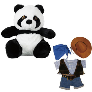 8200 Adorabile Peluche Gigante di <span class=keywords><strong>Panda</strong></span> con Cappello da Cowboy, Morbido Pupazzo Imbottito, Regalo di Natale per Bambini, Peluche di <span class=keywords><strong>Panda</strong></span> Gigante - Product Image 4