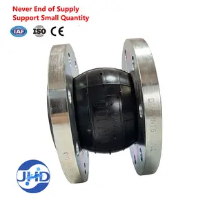 Oem Water Supply Pipe Fittings Pipeline Stainless Steel Single Sphere DN80 Rubber Joint