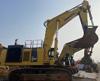 Excavatrice sur chenilles d'occasion KOMATSU PC1250, pelle arrière/pelle avant 6,7 m³, hydraulique avancée pour l'extraction minière et l'excavation de roches de grande envergure