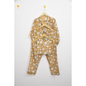 Ensemble de pyjama en satin de coton le plus vendu - Vêtement de nuit indien confortable pour les vacances ou un usage quotidien Disponible au prix de gros - Product Image 4