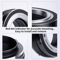 Adaptateur de monture d'objectif haute précision K&F Concept compatible avec les objectifs M42 vers le boîtier d'appareil photo Leica L