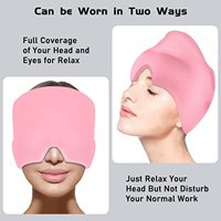 Compresse chaude thérapie par le froid enveloppement de la tête Gel glace maux de tête chapeau migraine soulagement casquette migraine catastrophe soulagement tentes
