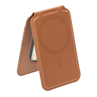 Support en cuir Porte-cartes magnétique Portefeuille avec MagSafe pour iPhone 15/15 Plus/15 Pro/15 Pro Max et 14/13/12 Series
