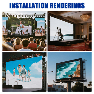 Écran LED SMD d'affichage extérieur sans soudure 500 x 500 mm, location, P3.91, écran de scène, événement HD, concert, mur vidéo LED - Product Image 6