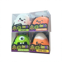 Nouveau Jouet Squishy Géant Monstre Alien Rose Bear, Jouet à Presser Doux, Jouet Super Décompressant en Forme de Toast