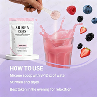 Boisson relaxante apaisante pour femmes, poudre à boire aromatisée pour la relaxation, poudre adaptative mixte pour la relaxation des femmes