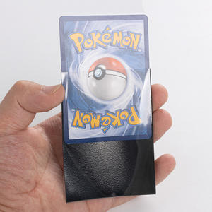 Mangas dobles mate MTG con forro negro, fundas mate para tarjetas coleccionables para tamaño estándar 2,5 "X 3,5", funda protectora para tarjetas TCG MTG - Product Image 2