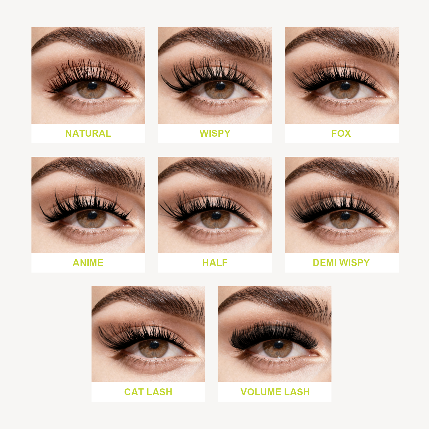 strip lashes with logo