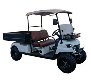 Véhicule de golf utilitaire tout-terrain électrique ou à essence <span class=keywords><strong>2</strong></span> places 4 roues avec grand lit de chargement pour le ramassage - Product Image 2