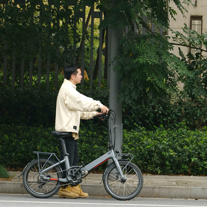 Vélo électrique pliant à cadre carbone 20 pouces avec moteur intégré, léger et compact, pour trajets quotidiens - Product Image 2