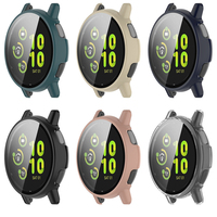 Smartwatch PC Couverture Complète Protecteur d'Écran en Verre Trempé pour Garmin Vivoactive 5 6 Protection de Montre