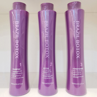 Crème de traitement lissant et réparateur à la kératine brésilienne permanente professionnelle pour salon, 1000 ml