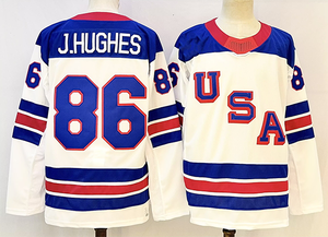 Maillots de hockey 2026 – Tenue de hockey sur glace 100 % polyester respirant unisexe adulte tailles longues XL – Service OEM – Nom et motif du joueur - Product Image 6