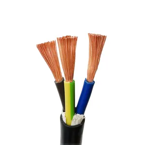 2 3 4 5 6 7 8 10 12 14 16 19 20 24 Core RVV Flexible Wires Royal Cord Electric Cable 0.5MM 0.75MM 1MM 1.5MM 2.5MM 4MM 6MM 10MM