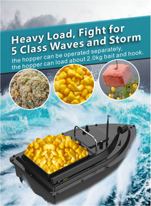 <span class=keywords><strong>Meilleur</strong></span> <span class=keywords><strong>bateau</strong></span> à appât sonar GPS pour la pêche au surf et à la carpe avec télécommande, service OEM ODM - Product Image 5