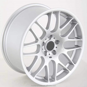 Jantes Kw Casting 5x120 pour <span class=keywords><strong>BMW</strong></span> <span class=keywords><strong>E46</strong></span> M3 CSL E36 E38 E39 F10 F30 <span class=keywords><strong>17</strong></span> 18 19 Pouces, Rayons Argentés, Jantes en Alliage pour Voitures de Course - Product Image 3