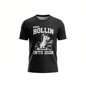 Maglietta Personalizzata Unicorno Capodanno 2026 con Nome Personalizzato Divertente Addio 2025 - Product Image 2