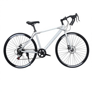 <span class=keywords><strong>Vélo</strong></span> de course sur <span class=keywords><strong>route</strong></span> unisexe 7 vitesses, cadre en acier, freins à disque, léger, personnalisable avec logo, idéal pour la ville – Meilleures ventes - Product Image 2