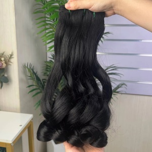 Extensions de cheveux bouclés Bouncy, qualité Super Double Drawn, 100% cheveux humains - Product Image 2