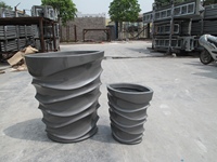 Pots de fleurs en fibre de verre de haute qualité pour l'intérieur/l'extérieur, design de jardinière, pot de fleurs pour la maison, pépinière, application décorative extérieure