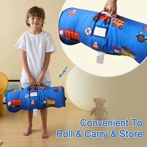 Sac de couchage bleu pour maternelle, tapis de sieste pour enfant en bas âge, pour la maternelle - Product Image 4