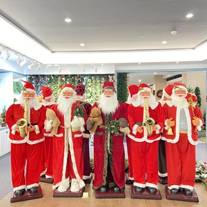 Decorazioni Natalizie Cantanti e Danzanti, Babbo Natale Semi-Meccanico di 1,8 Metri per Hotel e Centri Commerciali - Product Image 1
