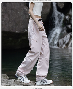 Pantalon de randonnée imperméable personnalisable, résistant à l'usure, décontracté, avec plusieurs poches, pantalon de trekking softshell pour homme - Product Image 1