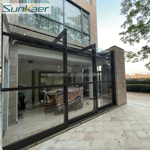 Buen <span class=keywords><strong>precio</strong></span> Top aluminumpolicarbonato Carport Designs vidrio balcón techo cubierta retráctil sunroom <span class=keywords><strong>porche</strong></span> recinto - Product Image 5