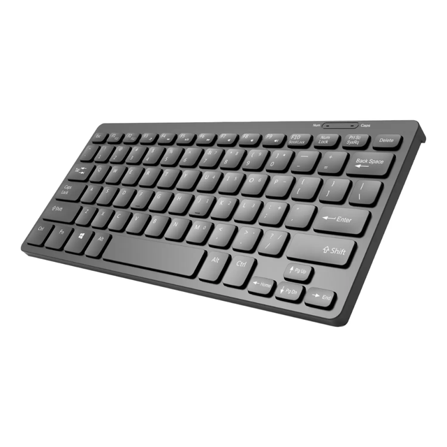 Jedel K1000+ Ultra-Thin 78-Key Mini Wired Keyboard High Quality Black Office Keyboard at an USB Price for Gaming