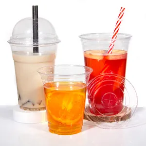 नई डिजाइन 30Oz 32Oz 40Oz 44Oz 51Oz पार्टी पेय प्लास्टिक के कप के लिए बुलबुला चाय ठग