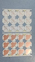 Panneau de circuit imprimé LED circulaire en aluminium personnalisé, matrice de 12 cellules, MCPCB avec découpe en V pour éclairage de panneau LED et projecteur