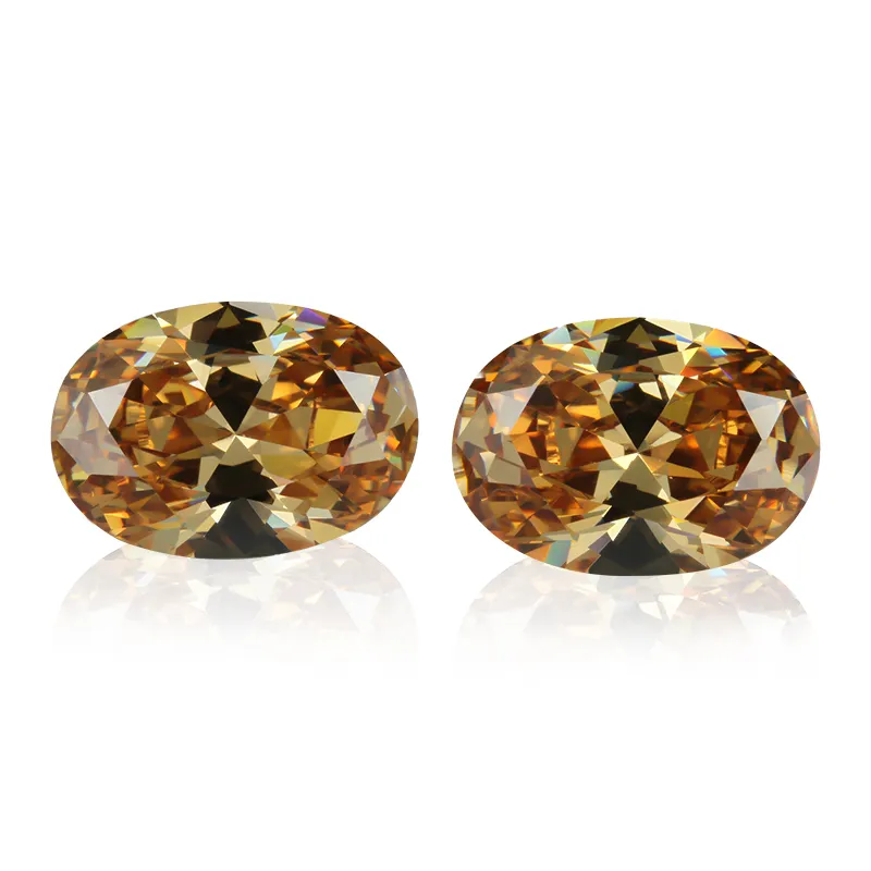 Redoors 3a 5a wuhzou factory cubic zirconia price champagne colored cubic zirconia stones in stock