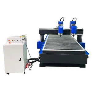 1325 Two Spindles Two Heads Cnc Engraving Machine For Wood Pvc Acrylic Cardboard Craving Tools Cnc Router