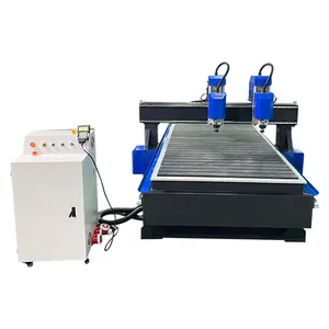 آلة حفر Cnc برأسين 1325, آلة حفر Cnc برأسين ، تُستخدم في أعمال النجارة Cnc