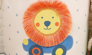 Neuankömmling Baby Aufbewahrung Kinder Leinen EVA Lion Toy Basket <span class=keywords><strong>Kawi</strong></span> - Product Image 4