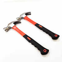 Marteau en corne de mouton de style américain personnalisable OEM avec poignée en plastique Marteau à clous pour toiture de qualité bricolage