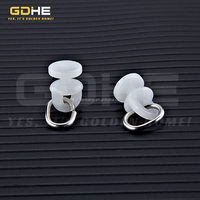 Rail de rideau en aluminium de haute qualité en forme de L et en forme de U, courbé et droit, double usage, flexible, pour baies vitrées