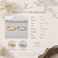 Anillo de Eternidad de Plata de Ley 925 de Alta Calidad, Estilo Naturalista, Minimalista, Geométrico, Joyería de Boda, Inspirado en el Diseñador de la Marca GA