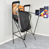 Machine de tir au basket-ball pour deux joueurs, retour automatique de ballon et tableau de scores électronique, jeu de basket-ball d'intérieur pliable