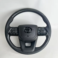 Volant de voiture noir piano pour Toyota Cruiser LC200 LC300 Prado 120 150 Camry Yaris GR Hilux Tacoma Supra MK5 4runner Rav4