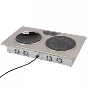 Placa de Cocina Vitrocerámica Integrada de 2 Quemadores, Cocina de Inducción Infrarroja - Product Image 2