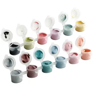 2ml เซรามิกunderglaze สีเม็ดสีอุณหภูมิปานกลาง underglaze 24 สีตัวแทนเข้มข้น