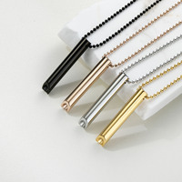 Collier anti-stress en acier inoxydable pour la méditation, la relaxation et la réduction de l'anxiété, pour femmes et hommes