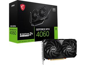 การ์ดจอ Ventus GeForce RTX 4060 8GB GDDR6 PCI 4.0 X8 ATX รุ่น VENTUS 2X BLACK 8G OC MSI Ventus GeForce RTX 4060 8GB GDDR6 PCI Express - Product Image 5